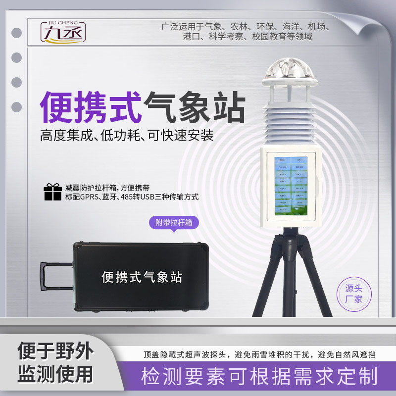 八要素便攜式氣象站實用更便捷！
