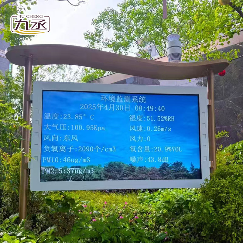 高智能全彩屏負氧離子監測站