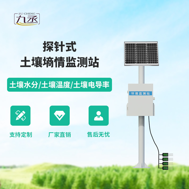 探針式土壤墑情監測站：探針如何掃描墑情立體圖？